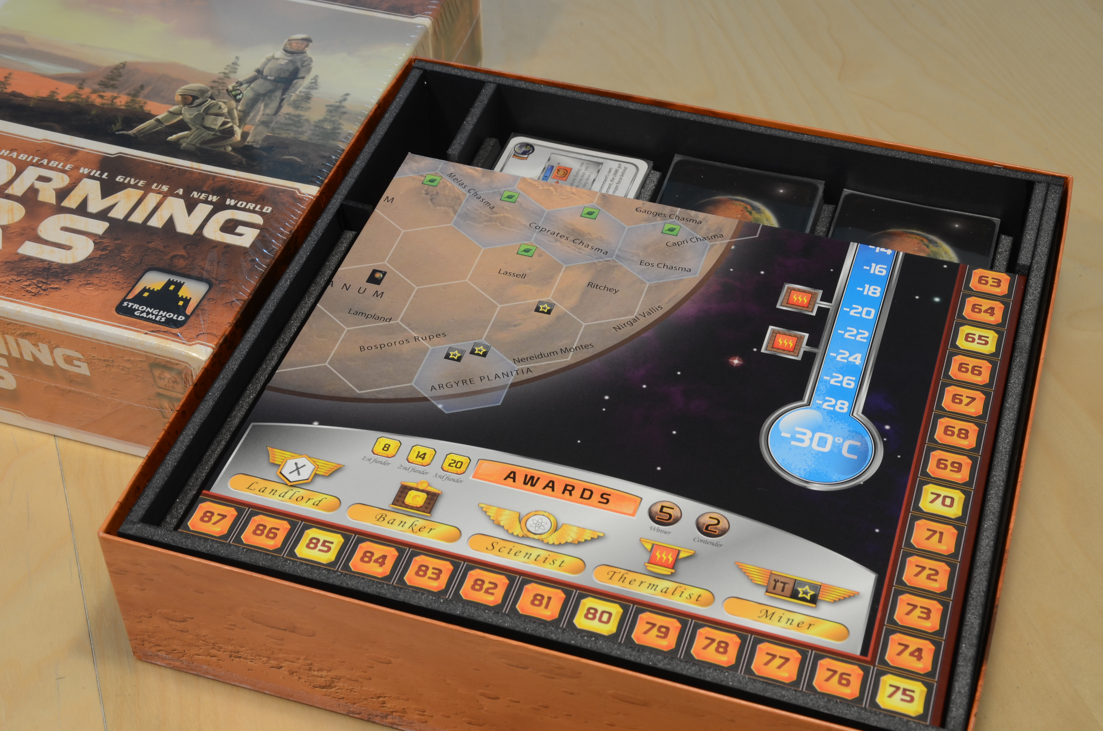 Terraforming Mars火星開發計畫 風扣板桌遊收納盒