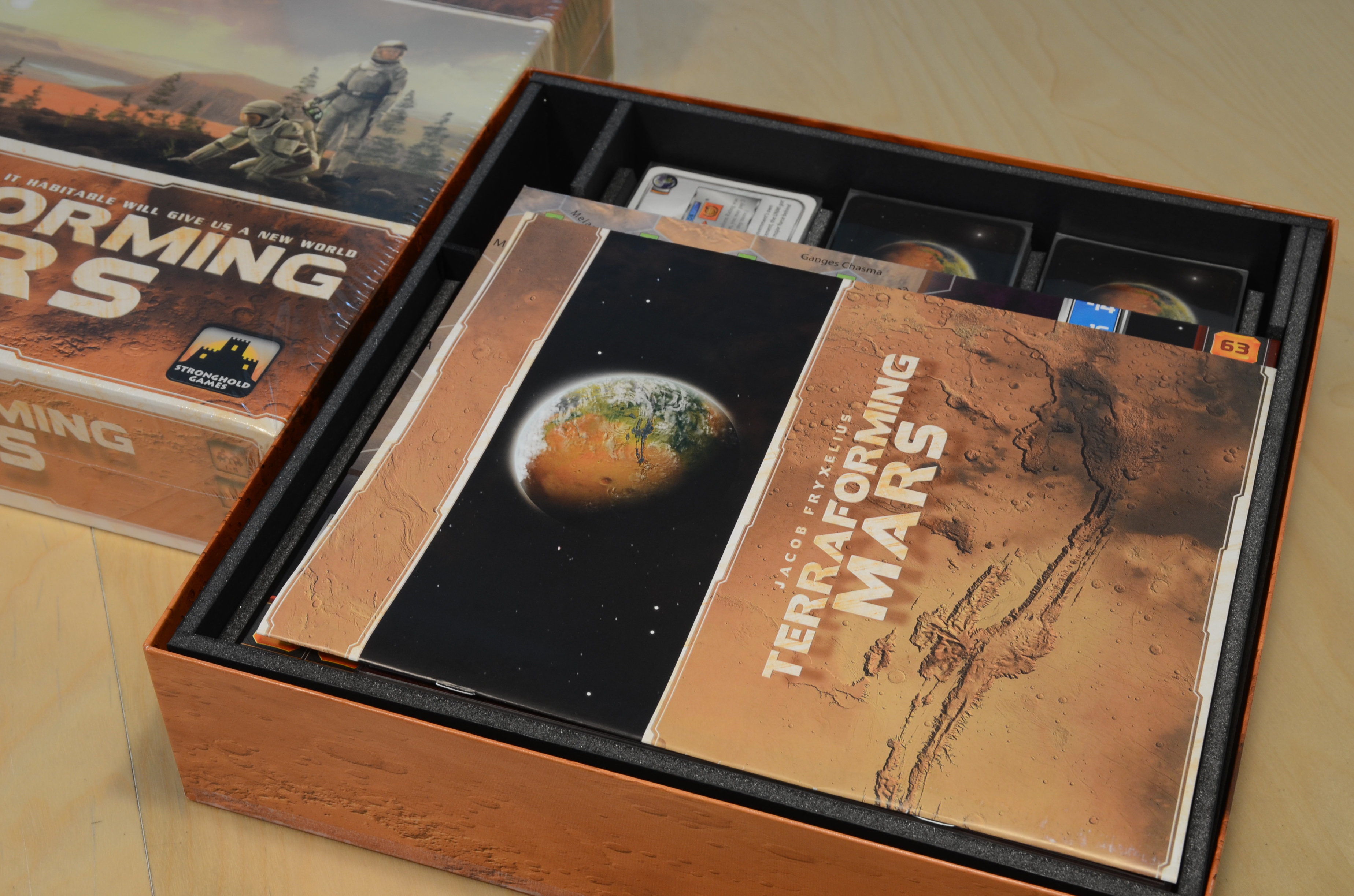 Terraforming Mars火星開發計畫 風扣板桌遊收納盒